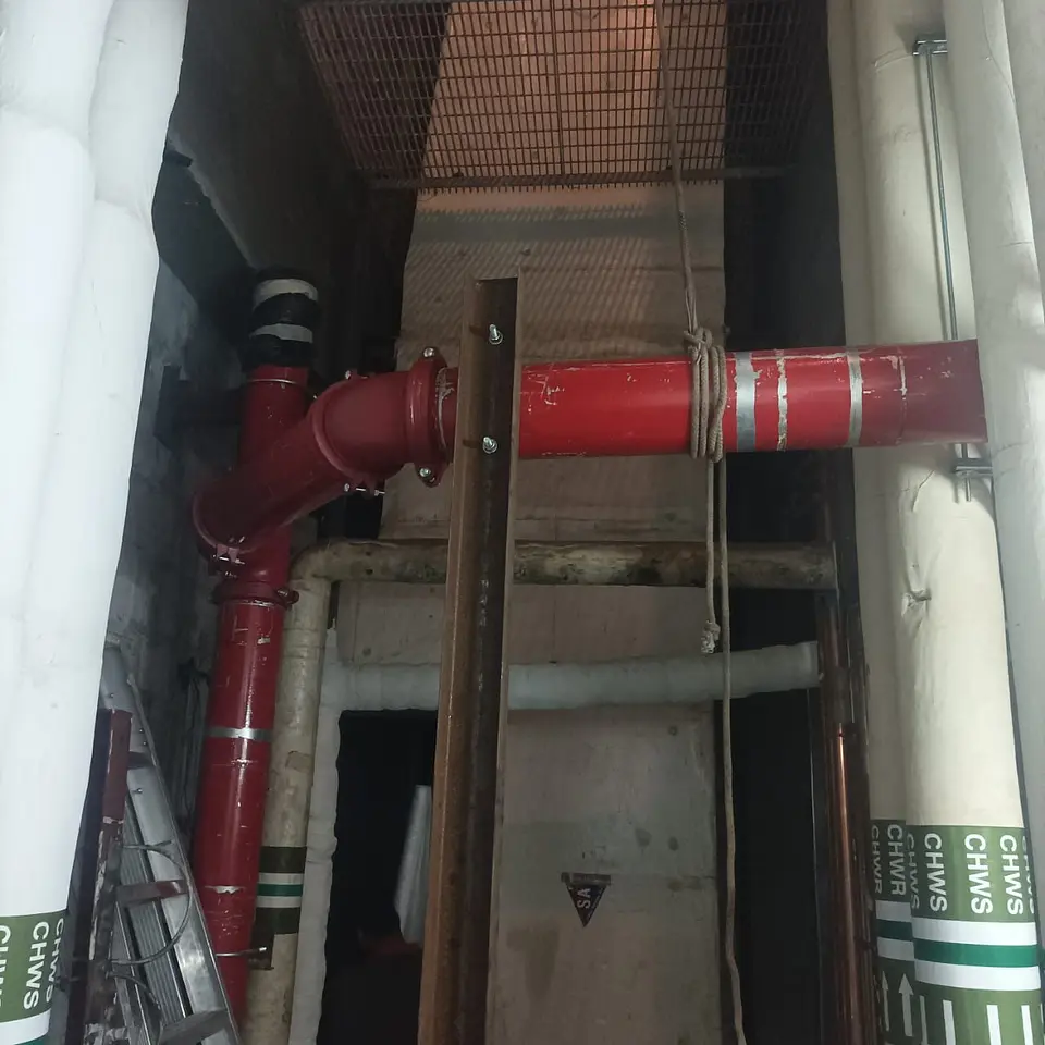 Sprinkler System Installation in a Live Hospital, photo 11