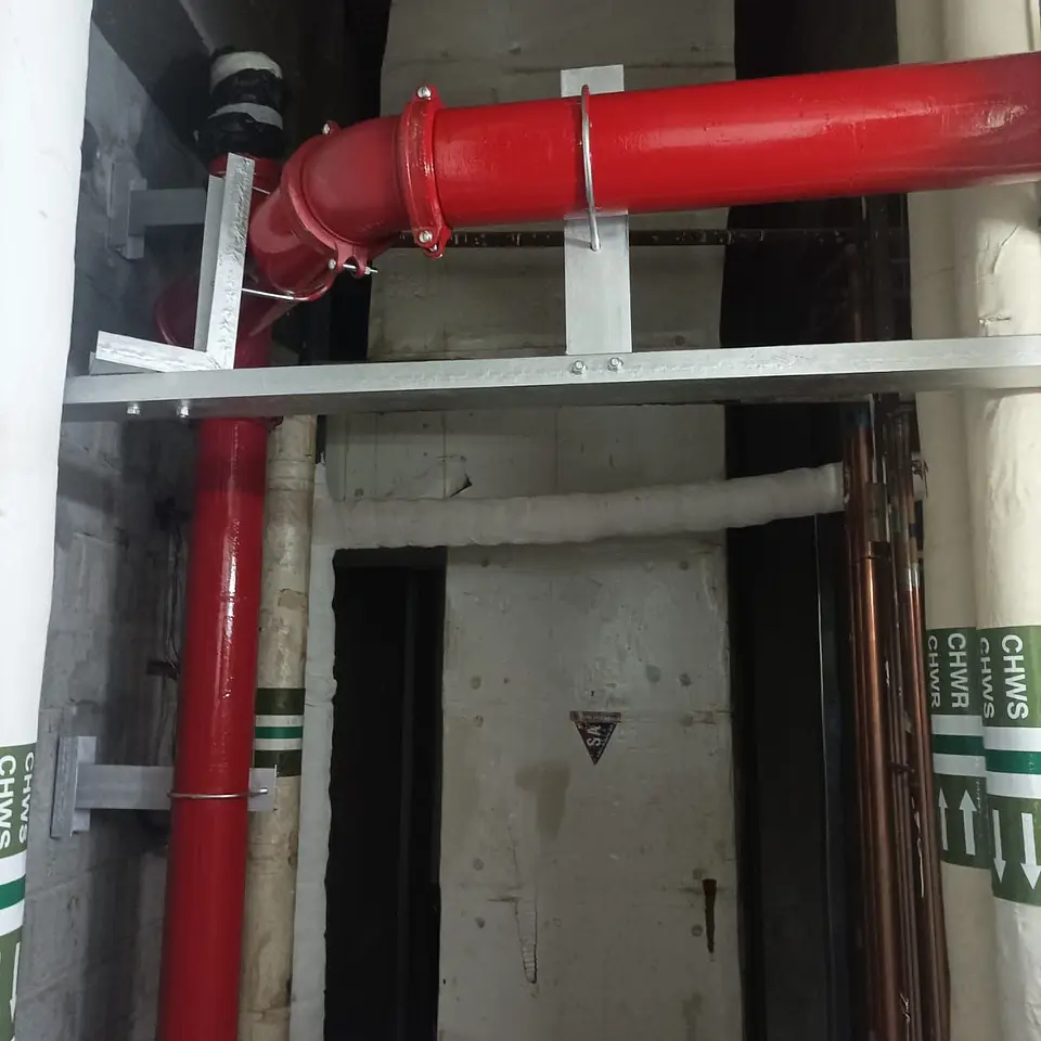 Sprinkler System Installation in a Live Hospital, photo 10