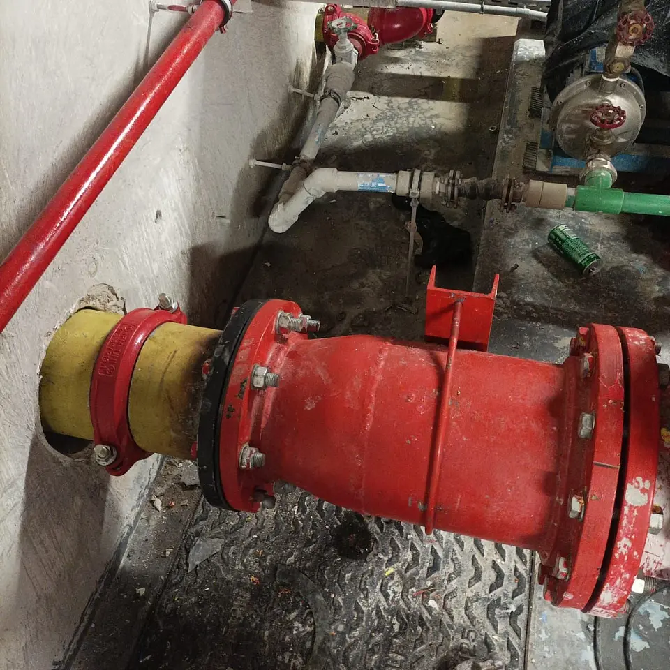Fire Water Tank Pipe Replacement, PVC to GI (ADCD Approved), photo 7