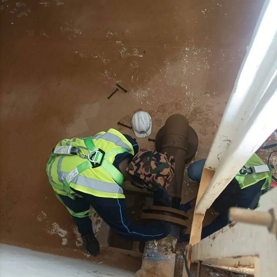 Fire Water Tank Pipe Replacement, PVC to GI (ADCD Approved), photo 9
