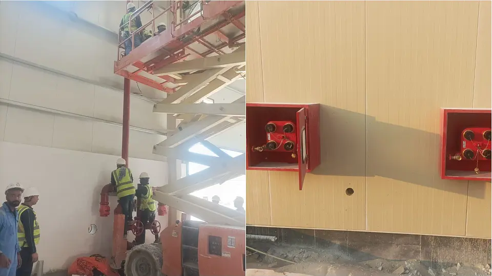 Sprinkler & Wet Riser System Installation for a Warehouse