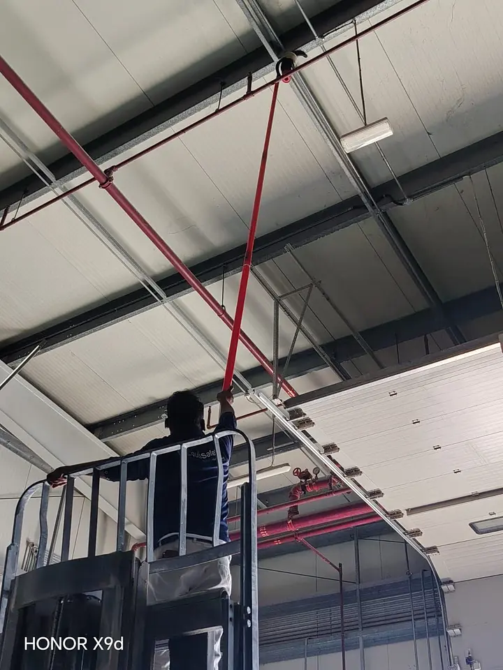Fire Alarm High-Level Detector Testing