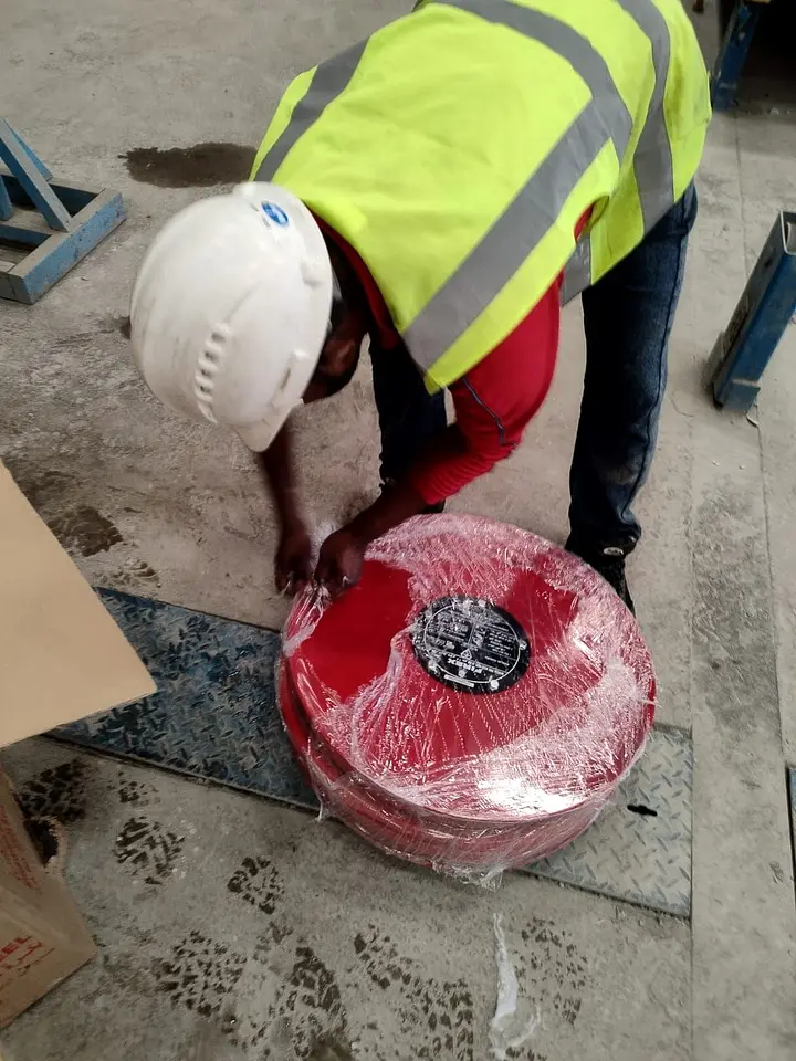 Fire Hose Reel Installation (In Progress), photo 2